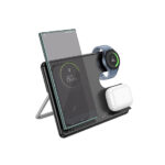 HOCO CQ2 Flash folding 3-in-1 wireless fast charger(SAMSUNG Watch) - imagine 2