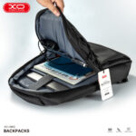 XO CB02 17″ Computer Shoulder Bag Black (Side USB Port, Quick Charge) - imagine 6