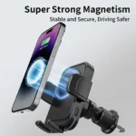 WIWU Universal Automatic Wireless car charger CH-321 - imagine 3