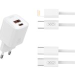 XO L147(EU) PD20W 1USB-A+1USB-C+set Charger