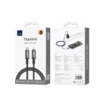 Wiwu 30W Titanlink Series Charging Cable 1M Wi-C056 C-L (Type-C-Lightning) - imagine 2