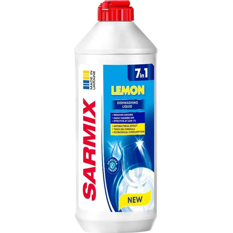 Gel de spălat vase SARMIX Lămâie, 900 ml