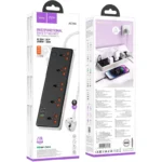 Hoco AC14A Rico 5-position socket(PD30W/1C3A)(EU) - imagine 5