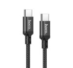 Hoco X14 Double speed 60W charging data cable Type-C to Type-C(L=1M)