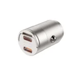 Wiwu Nano Series 30W Fast Car Charger Wi-QC029 USB-C+USB-C