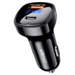 ACEFAST B4 digital display 66W(USB-C+USB-A) dual port car charger