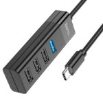 HOCO HB25 4-in-1 converter(Type-C to USB3.0+USB2.0*3)