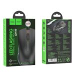 HOCO GM19 Enjoy gaming luminous wired mouse - imagine 3