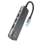 Hoco HB23 Type-C adapter(HDMI+USB3.0+USB2.0+RJ45+PD)
