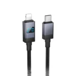 Hoco X118 Generous PD27W charging data cable with display Lightning