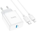 HOCO C104A Stage single port PD20W charger(EU)+set cable - imagine 4