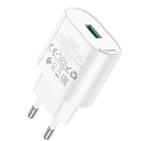 HOCO C109A Fighter single port QC3.0 charger(EU)+set cable
