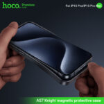 Hoco Knight magnetic protective case for iPhone (AS7) - imagine 6