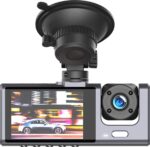 XO XJ03 Front and Rear Dual Camera Car Recorder 1080 HD Video - imagine 2