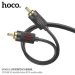 HOCO UPA28 3.5 double lotus RCA audio cable - imagine 2