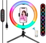 XO BGD007/MJ26 RGB LED soft ring light 10 inch