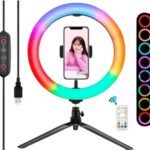 XO BGD007/MJ26 RGB LED soft ring light 10 inch
