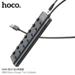 Hoco HB40 Easy change 7-in-1 Adapter - imagine 2