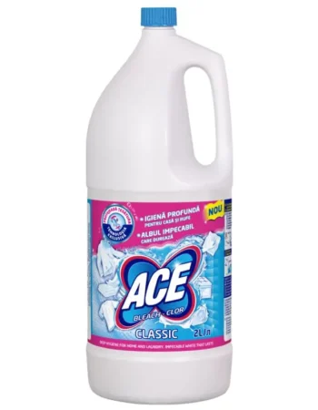 Inalbitor de rufe ACE Regular, lichid, pentru tesaturi albe, 2000 ml