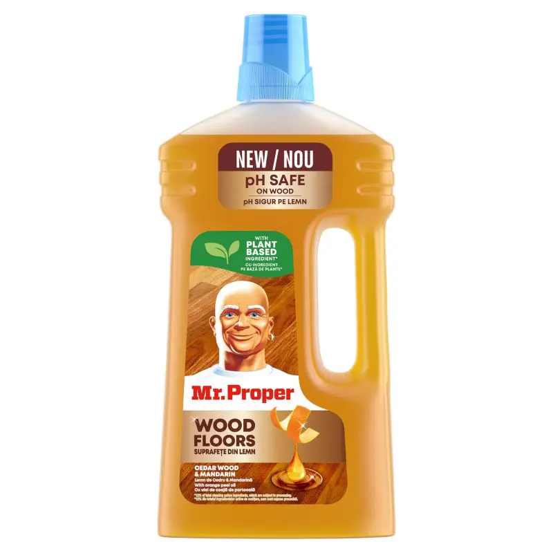 Detergent de podele Mr.PROPER WOOD, lichid, 1 L
