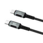 XO NB-Q267 Magnetic Braided Type-c to Type-c 60W Data Cable 1M - imagine 3