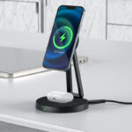 ACEFAST E8 desktop 2-in-1 wireless charging holder - imagine 2