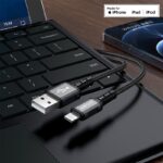 ACEFAST C1-02 USB-A to Lightning aluminum alloy charging data cable - imagine 2