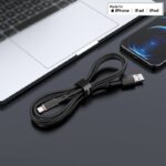 ACEFAST C2-02 USB-A to Lightning zinc alloy silicone charging data cable - imagine 2