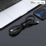 ACEFAST C2-01 USB-C to Lightning zinc alloy silicone charging data cable - imagine 2