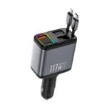 WiWU Exeed 117W QC+PD Fast Car Charger Wi-QC027 - imagine 4