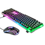 HOCO GM11 Terrific glowing gaming keyboard and mouse set(russian version) - imagine 2