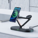 ACEFAST E9 desktop 3-in-1 wireless charging holder - imagine 2