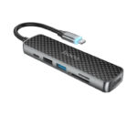 HOCO HB24 Easy display Type-C multifunction adapter(HDMI+USB3.0+USB2.0+SD+TF+PD) - imagine 2