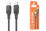 HOCO X101 Assistant 60W silicone charging data cable Type-C to Type-C