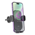 Hoco HW4 Journey wireless fast charging car holder(air outlet) - imagine 2