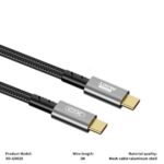 XO GB020 USB3.2 Transfer 20G / 4K@60HZ+Charge 100W Data Cable 1M - imagine 2