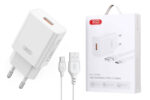 XO L127 (EU) USB-A QC18W Fast Charger+set cable - imagine 5
