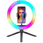 XO BGD007/MJ26 RGB LED soft ring light 10 inch - imagine 4