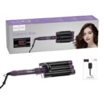 Hoco DAR38 Apricot big wave curling hair styler(EU) - imagine 2