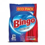 Detergent pudră uscat BINGO All Colors, Lavanda, universal, spalare automata, 9 kg