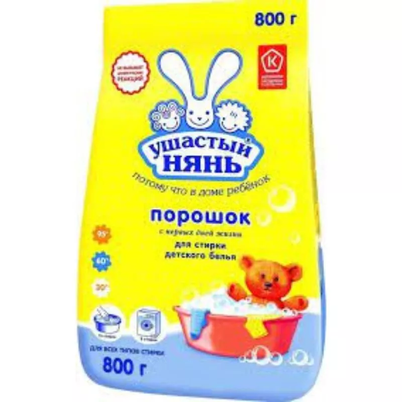 Detergent pudră uscat УШАСТЫЙ НЯНЬ, 800 g