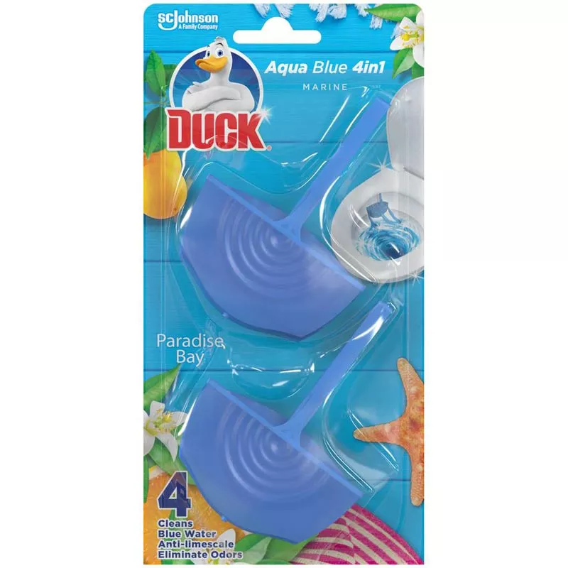 Odorizant toaleta DUCK Paradise solid 40 g 2 buc
