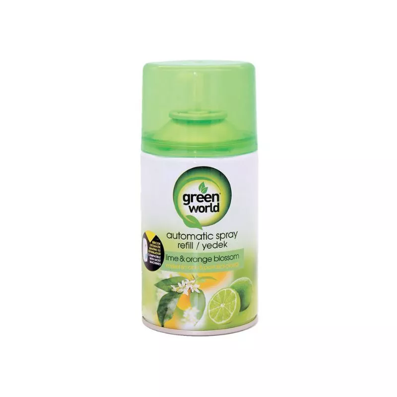 Odorizant rezerva GREEN WORLD Lime&Orange, 250 ml