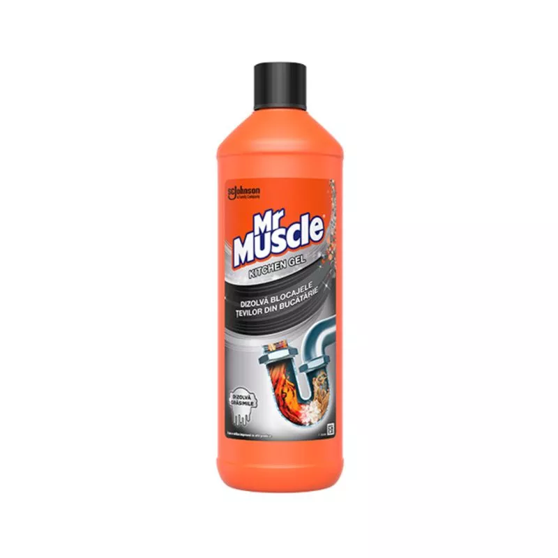 23058376_jpg-2.webp Gel pentru desfundarea tevilor MR. MUSCLE, bucatarie, 1 L