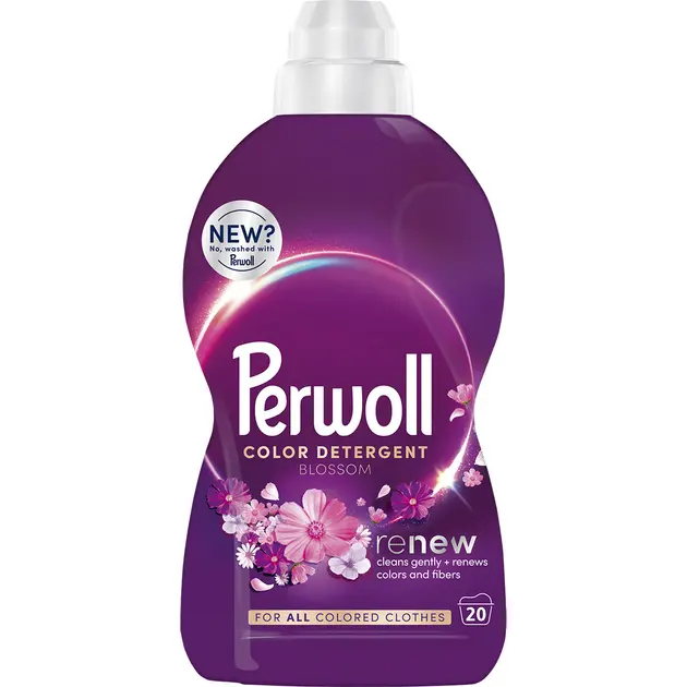 Gel de rufe PERWOLL Blossom, lichid, 20 spalari, 1 L