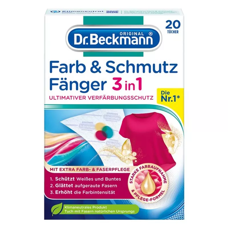 Servetele captatoare de culoare DR.BECKMANN, 20 buc