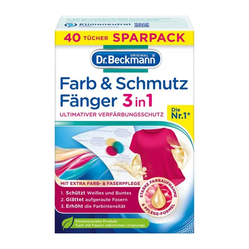 Servetele captatoare de culoare DR.BECKMANN, 40 buc