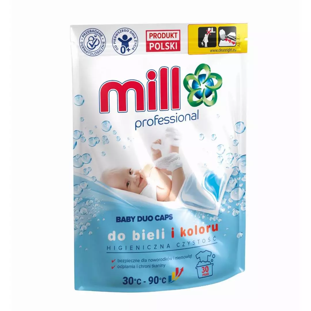 Capsule de spălat MILL Professional, pentru copii, 30 buc