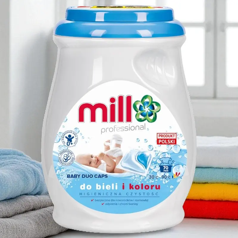 Capsule de spălat MILL Professional, pentru bebelusi, 70 buc