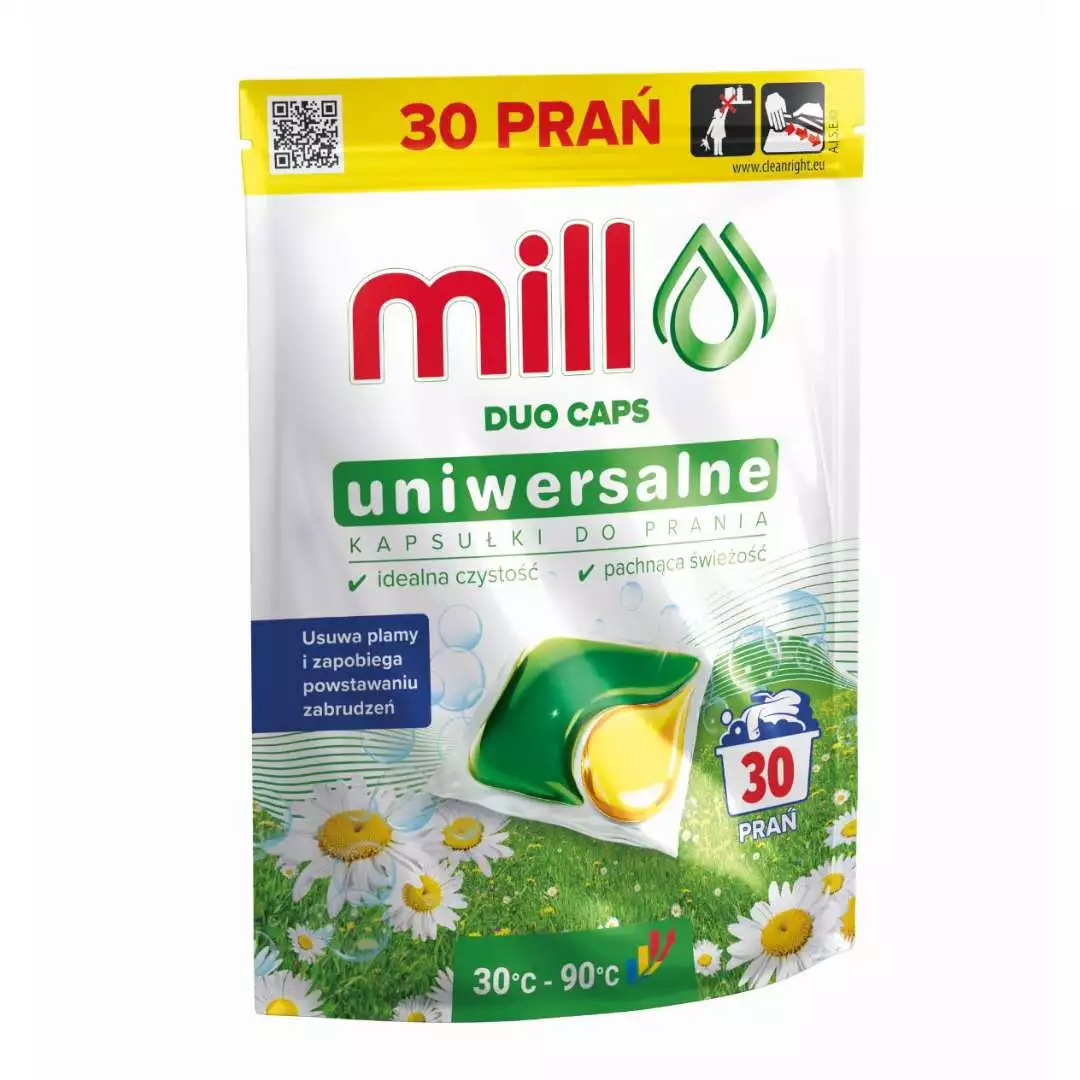 Capsule de spălat MILL Professional Universal, D-pack, 30 buc